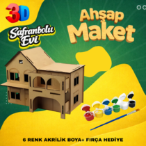 Ahşap Safranbolu Evi Maketi