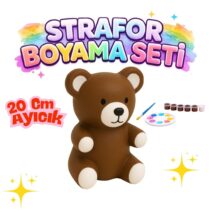 Strafor boyama seti (Kahverengi )