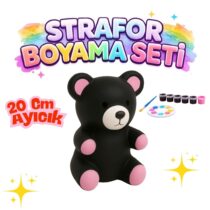 Strafor boyama seti (Pembe+Siyah)